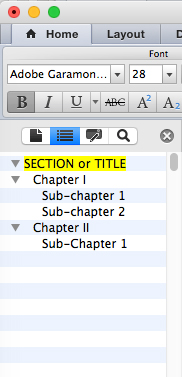WordSectionTitle, Microsoft Word