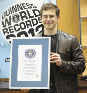 Christopher Paolini, Guinness World Records, 2012, pop culture