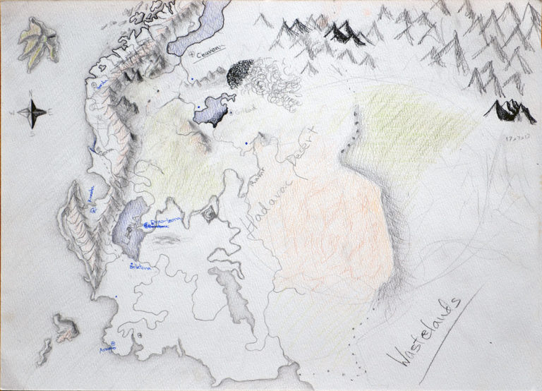 Christopher's Art Desk: Map of Alagaësia - Paolini.net