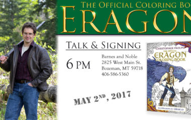 Christopher Paolini Coloring Book Tour - Bozeman