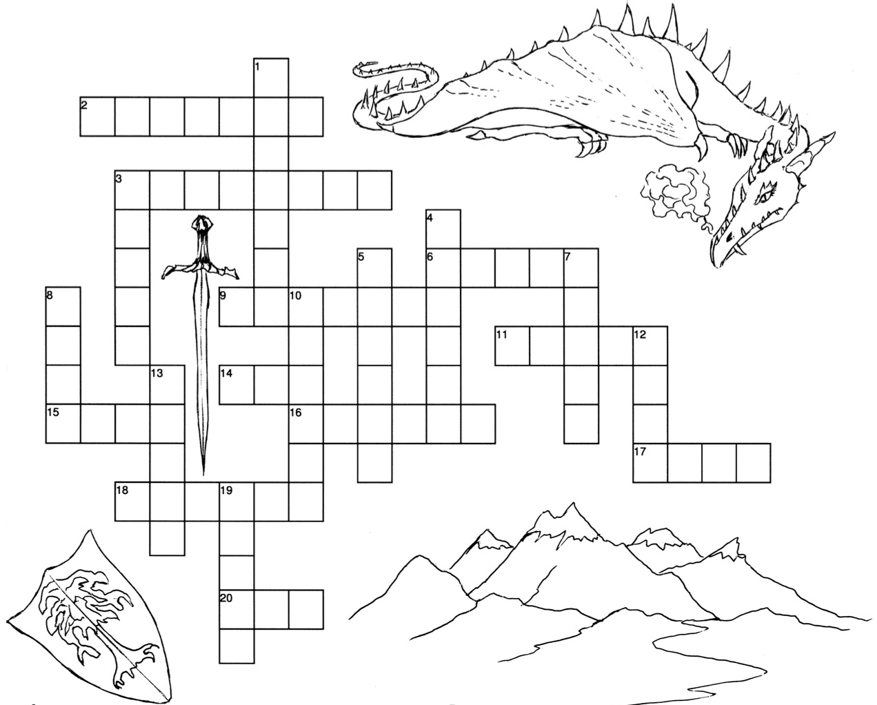 Eragon Crossword Image