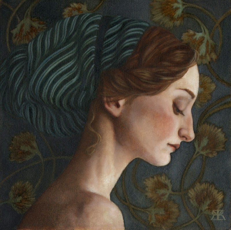 Girl with a Curl, by Kim Kincaid