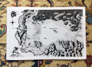 Alagaësia prints, map of Alagaësia, Christopher Paolini