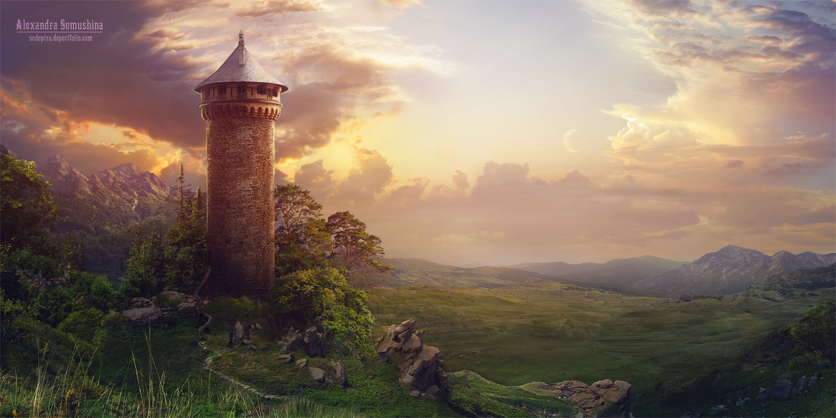 "The Lost Tower" by Alexandra Semushina