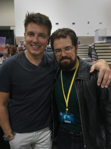 Christopher Paolini and John Barrowman