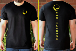 Black Fractalverse shirt