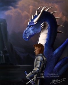 Eragon and Saphira by Franzi Wisch