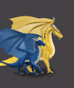 Saphira and Glaedr