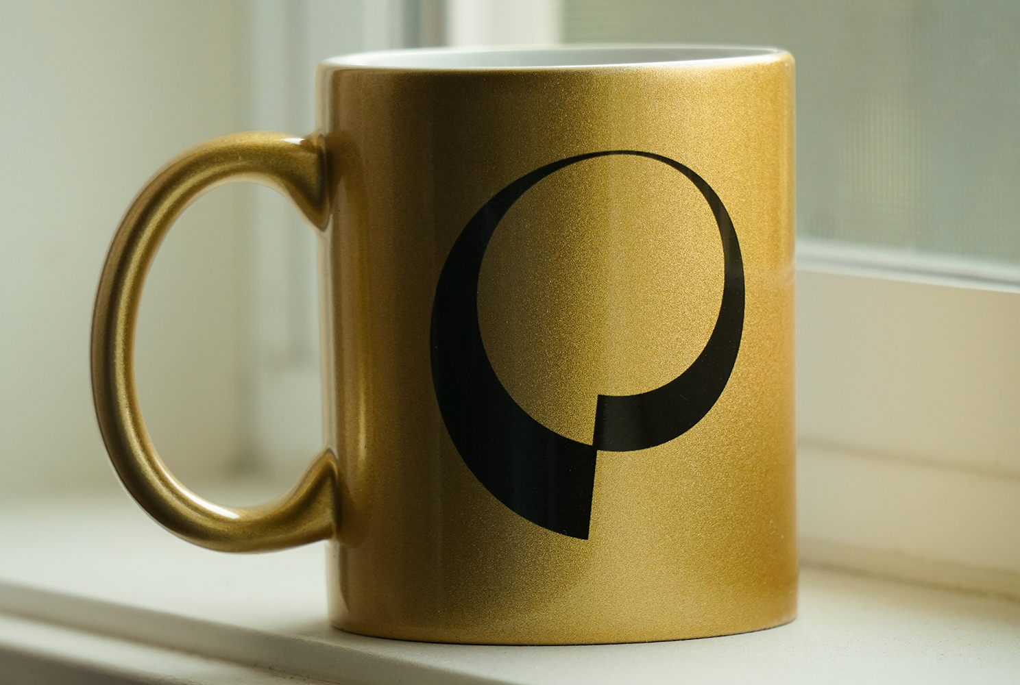 Fractalverse Gold Metallic Mug