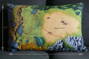 Map of Alagaësia Throw Pillow