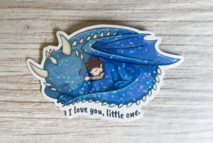 I Love You Little One Stickers