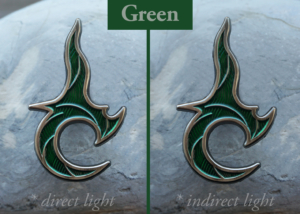 green brisingr pin