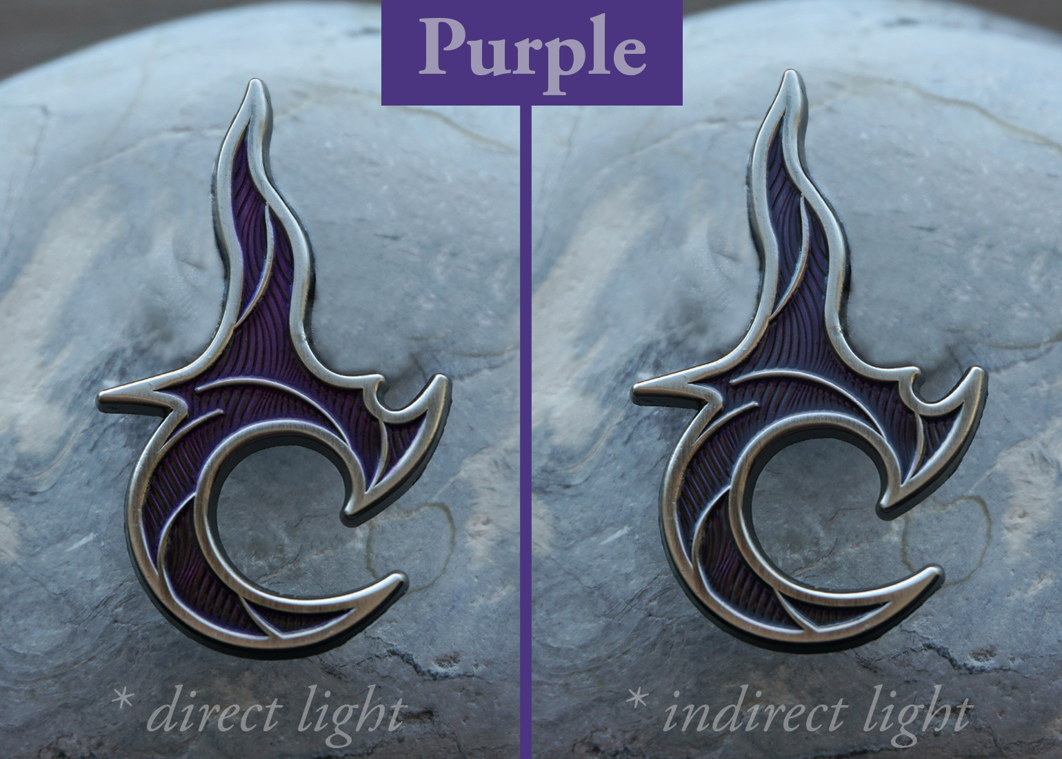 purple brisingr pin