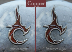 copper brisingr pin
