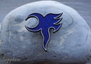 sapphire yawë pin