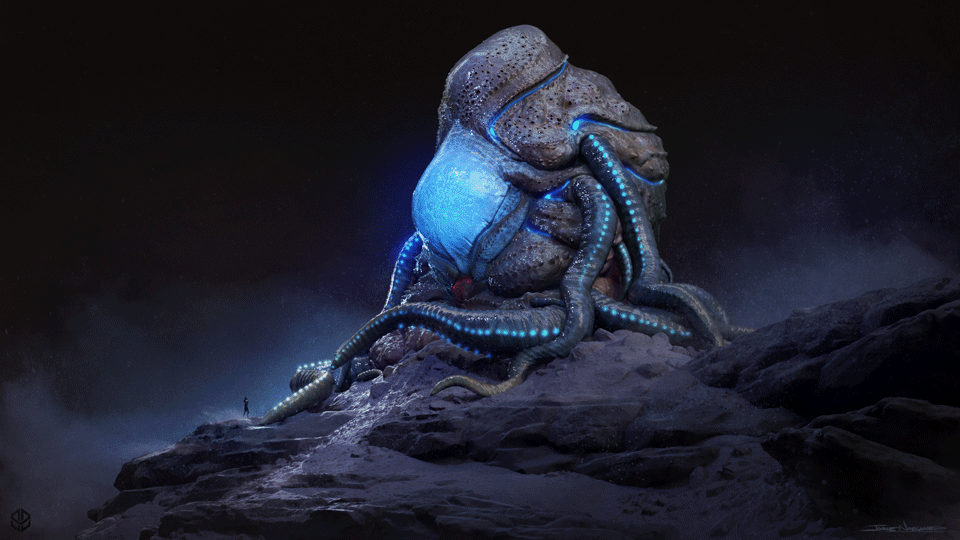 Ctein - Alien Concept Art - To Sleep in a Sea of Stars - Fractalverse