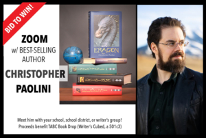 TABC Book Drop Author Auction with Christopher Paolini