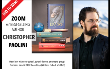 TABC Book Drop Author Auction with Christopher Paolini