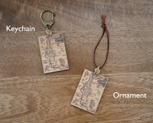 Murtagh map keychain and ornament