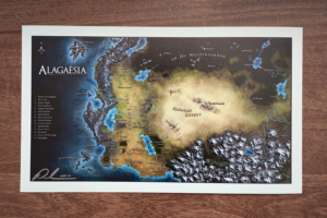 Map of Alagaësia, art by Spenser Farnes