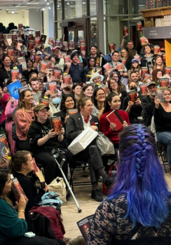 Audience at Murtagh event at Indigo Yorkdale in Toronto, Ontario, Canada, pic by Nerdy Nightly, Murtagh Toronto 2023